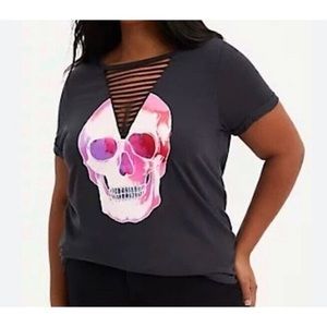 Torrid Graphic Skull Tee
